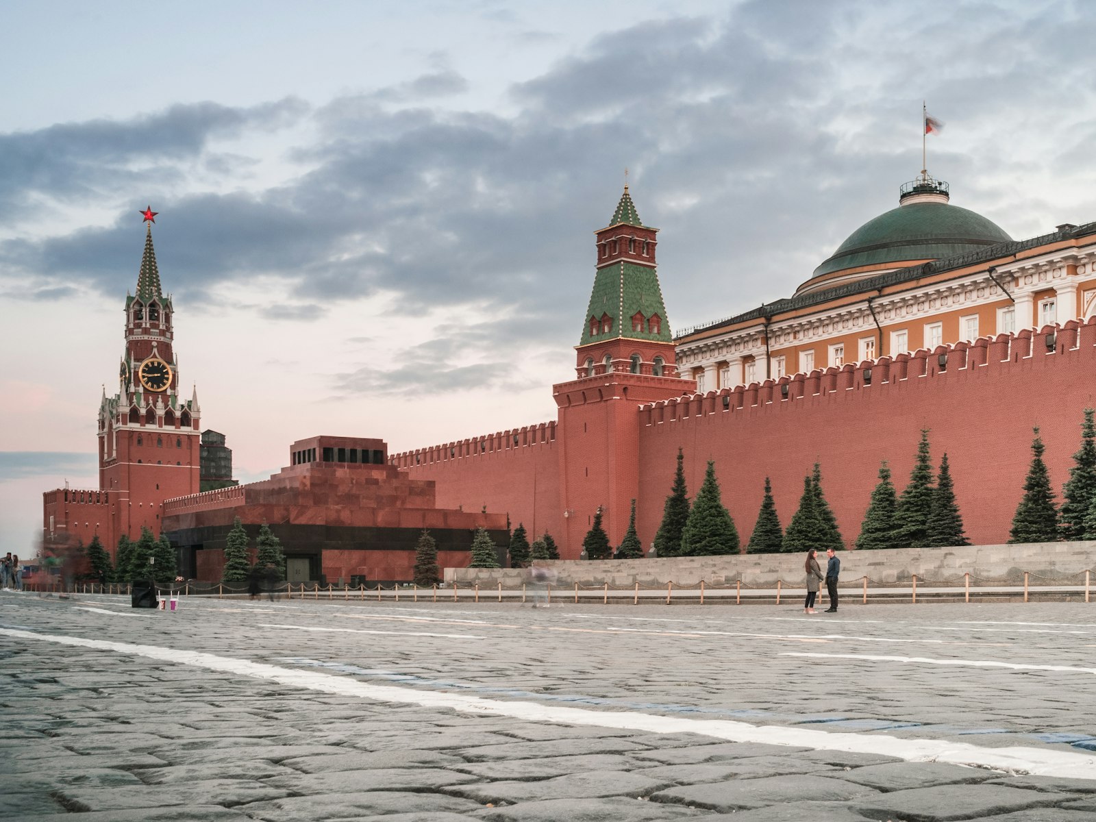 The Kremlin wall and towers on Red Square